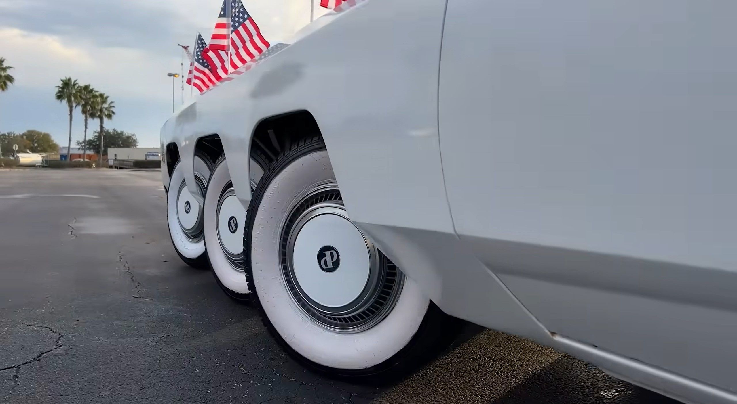 100-Foot Long Limo Offers Luxurious Amenities, Including Helipad And Pool
