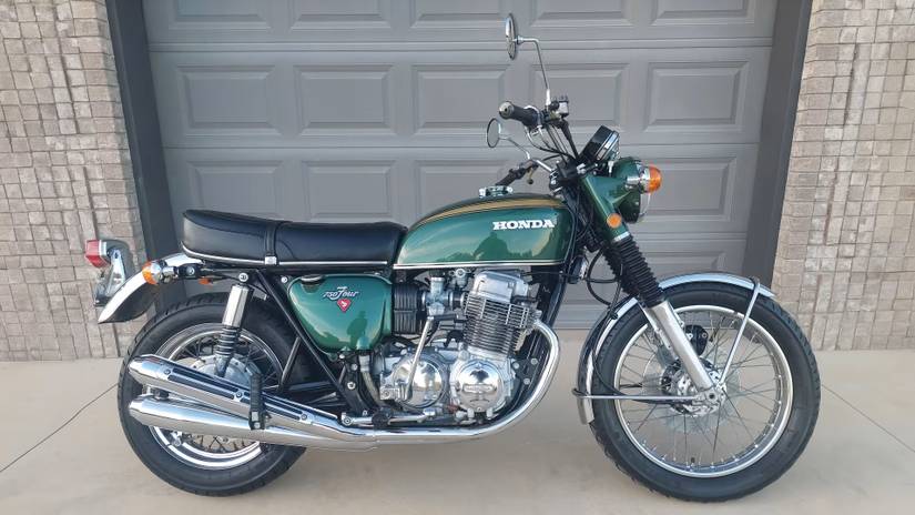 1969 Honda CB750  side profile view
