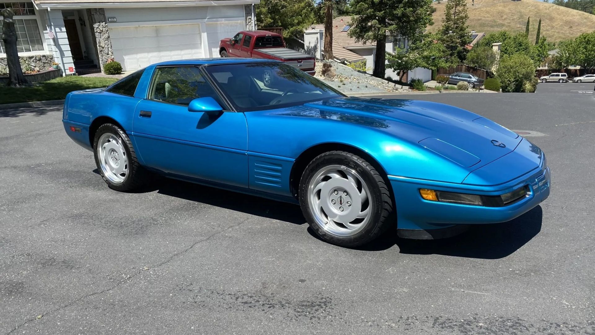 Foto externa direita do Chevrolet Corvette 1992