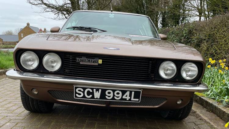Jia Interceptor R Blue We Drive JIA's 556 HP 1973 Jensen Interceptor R Supercharged