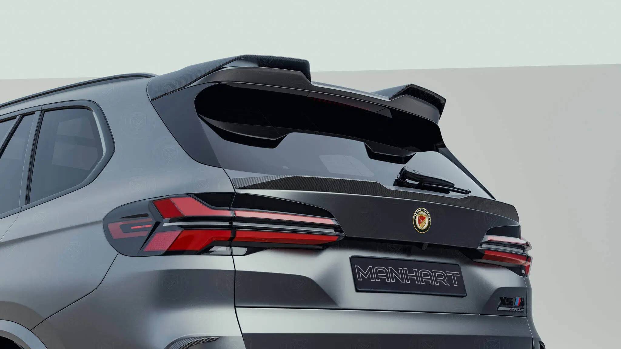 X5 Rear Window Manhart Releases Carbon Fiber Trim For Latest BMW X5 M And X6 M