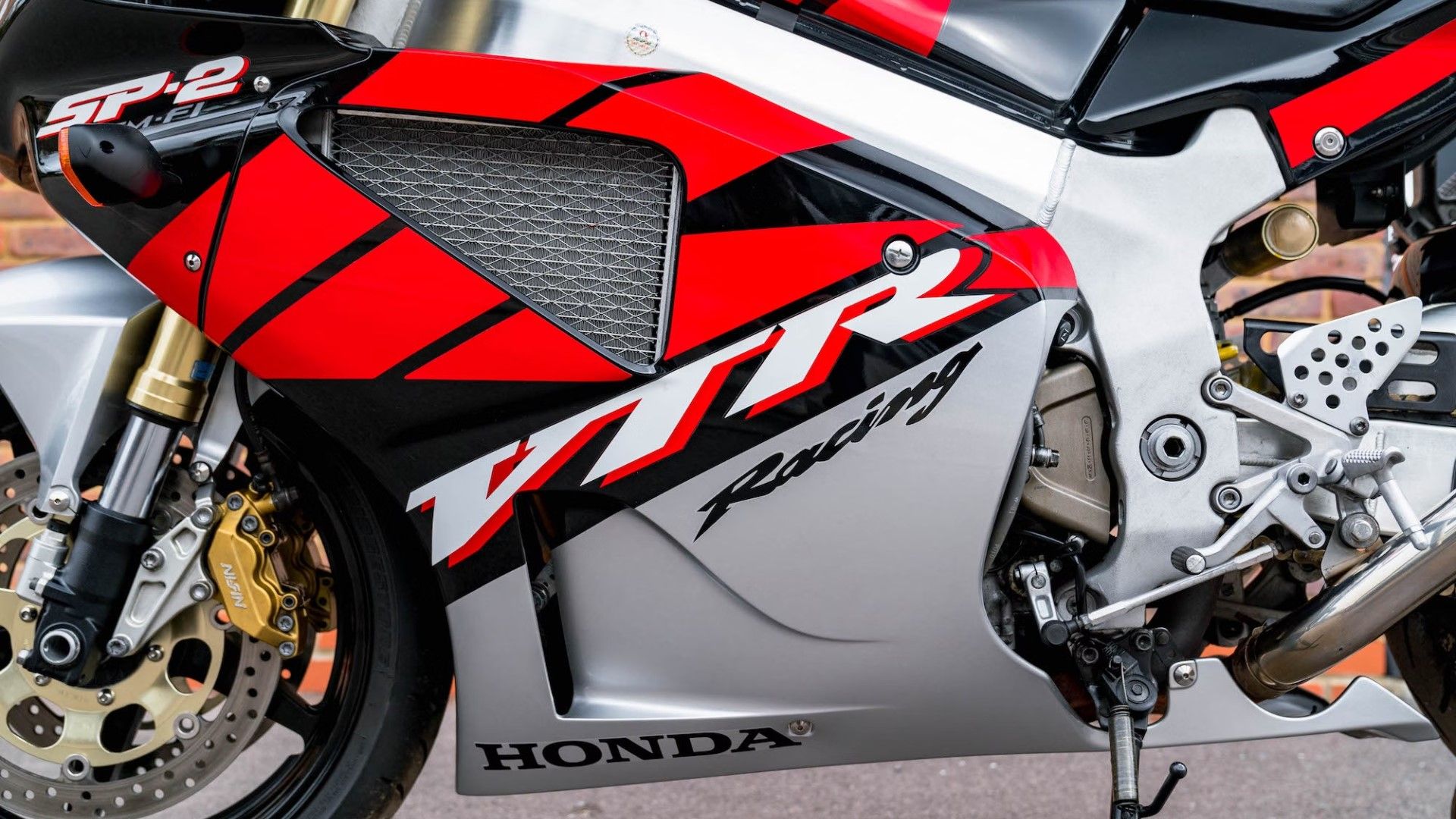 9E34 ホンダ VTR1000 SP2 HRC (SC45) トップブリッジ ステム 三又 