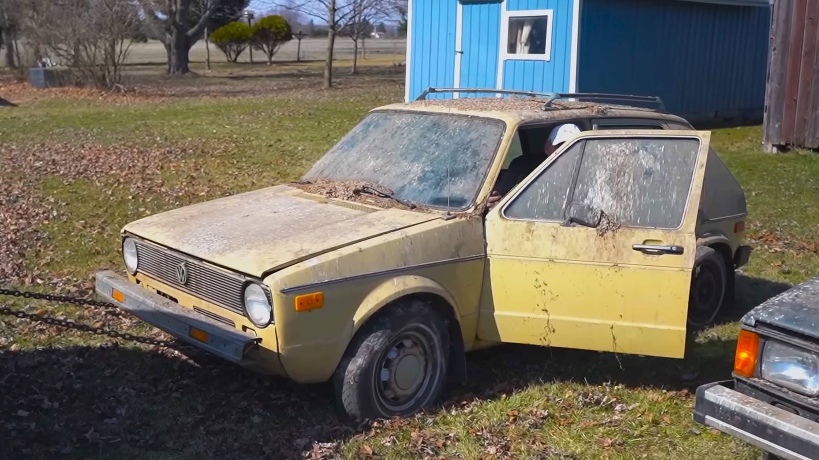 Abandoned Volkswagen Rabbit Hops Back To Life After 1st Wash In Decades