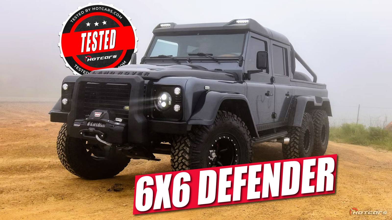 Manz Motor Company Just Built A 480 Horsepower Land Rover Defender 6x6