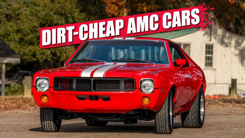 Amc Ridgeback Here's What The 1969 AMC AMX Is Worth Today