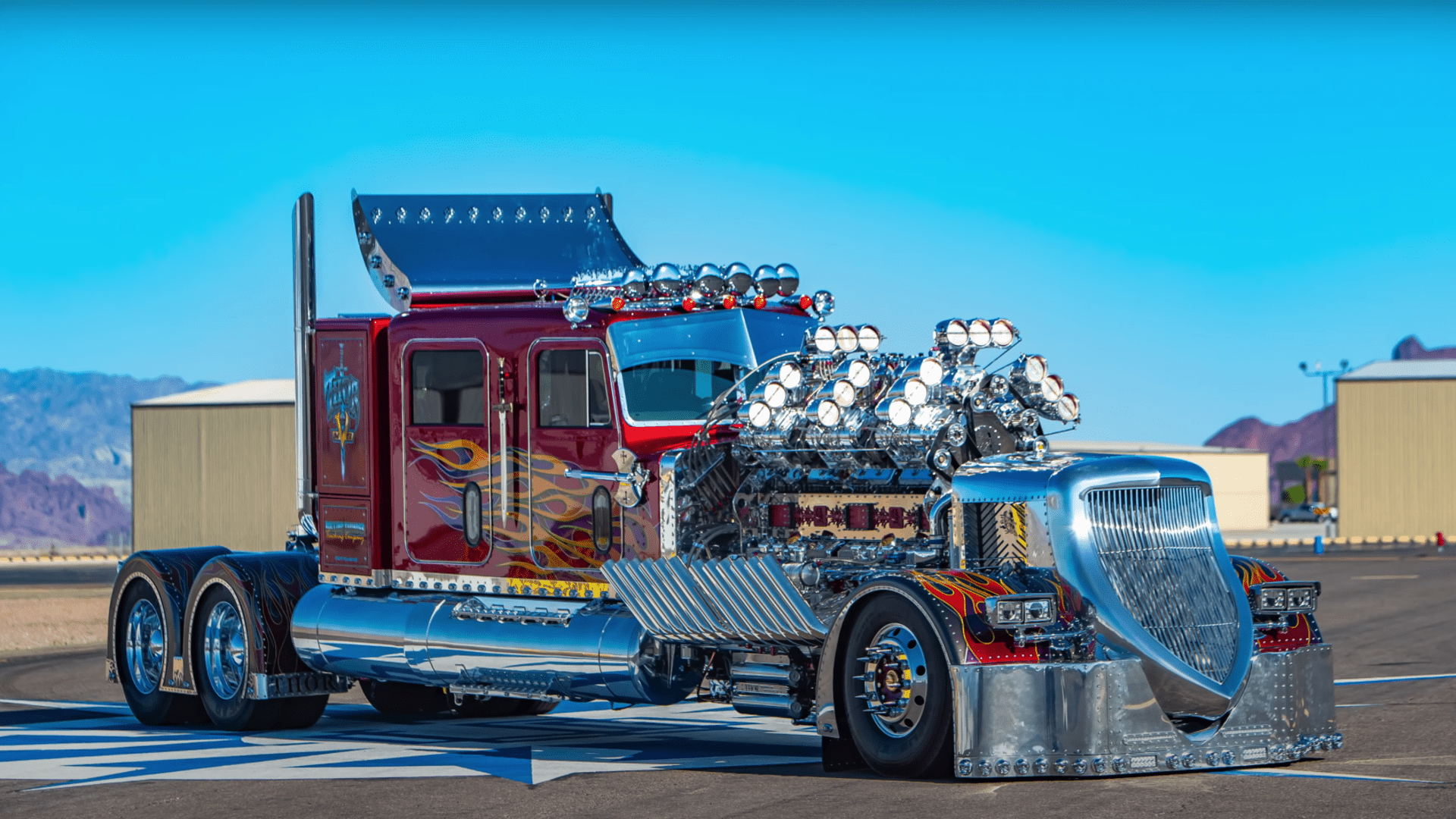 The Biggest Displacement Engine Ever In A Semi Truck