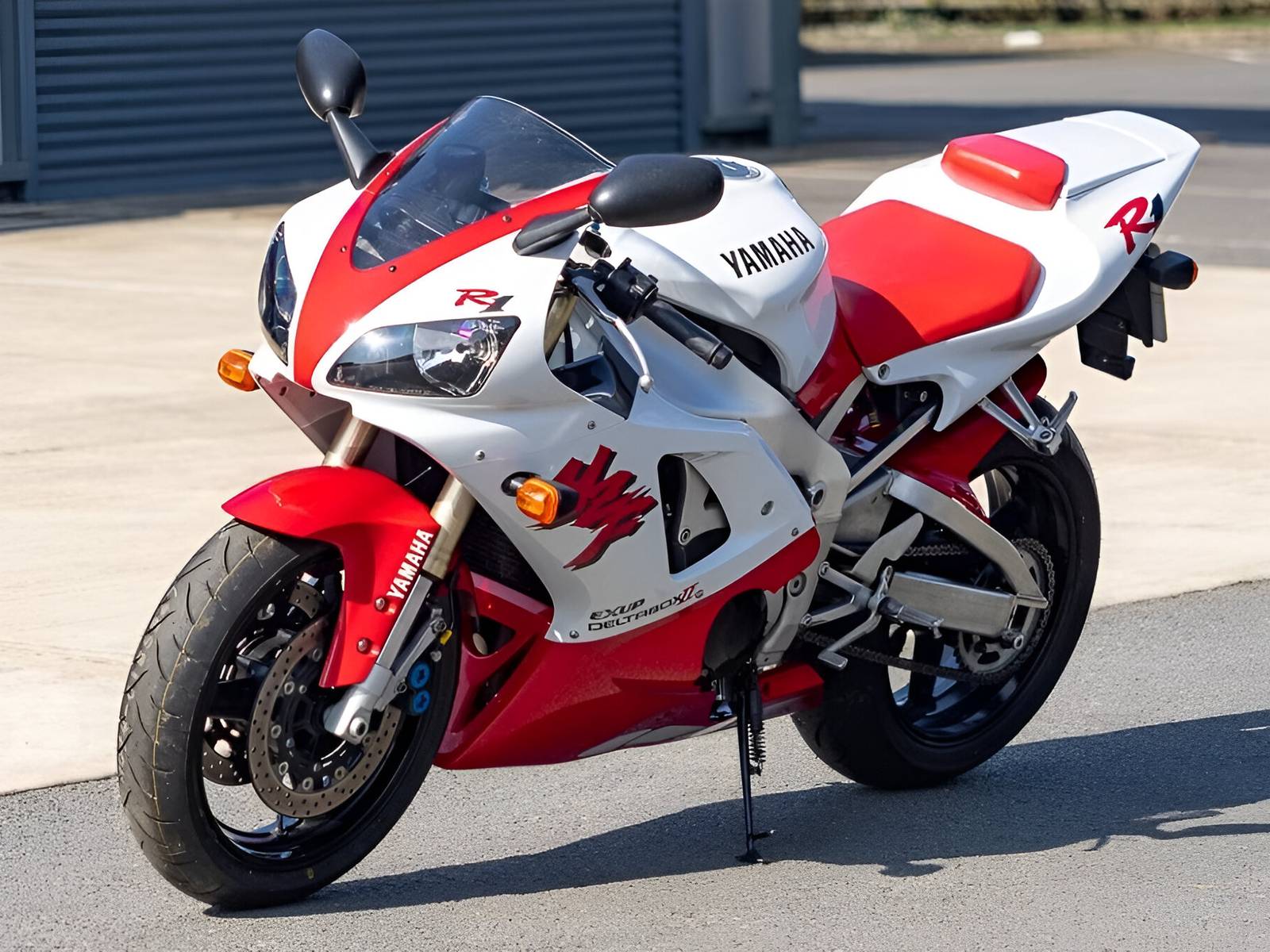 希少 90s HONDA Red Wing Rider リバーシブル MA-1 Red, White, and