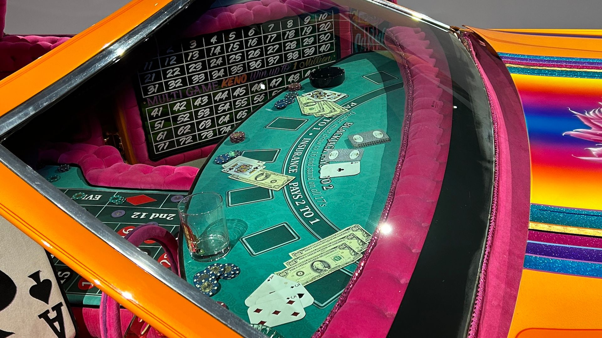 I Witnessed A Stunning Vegas-Themed Lowrider With Real Slot Machines