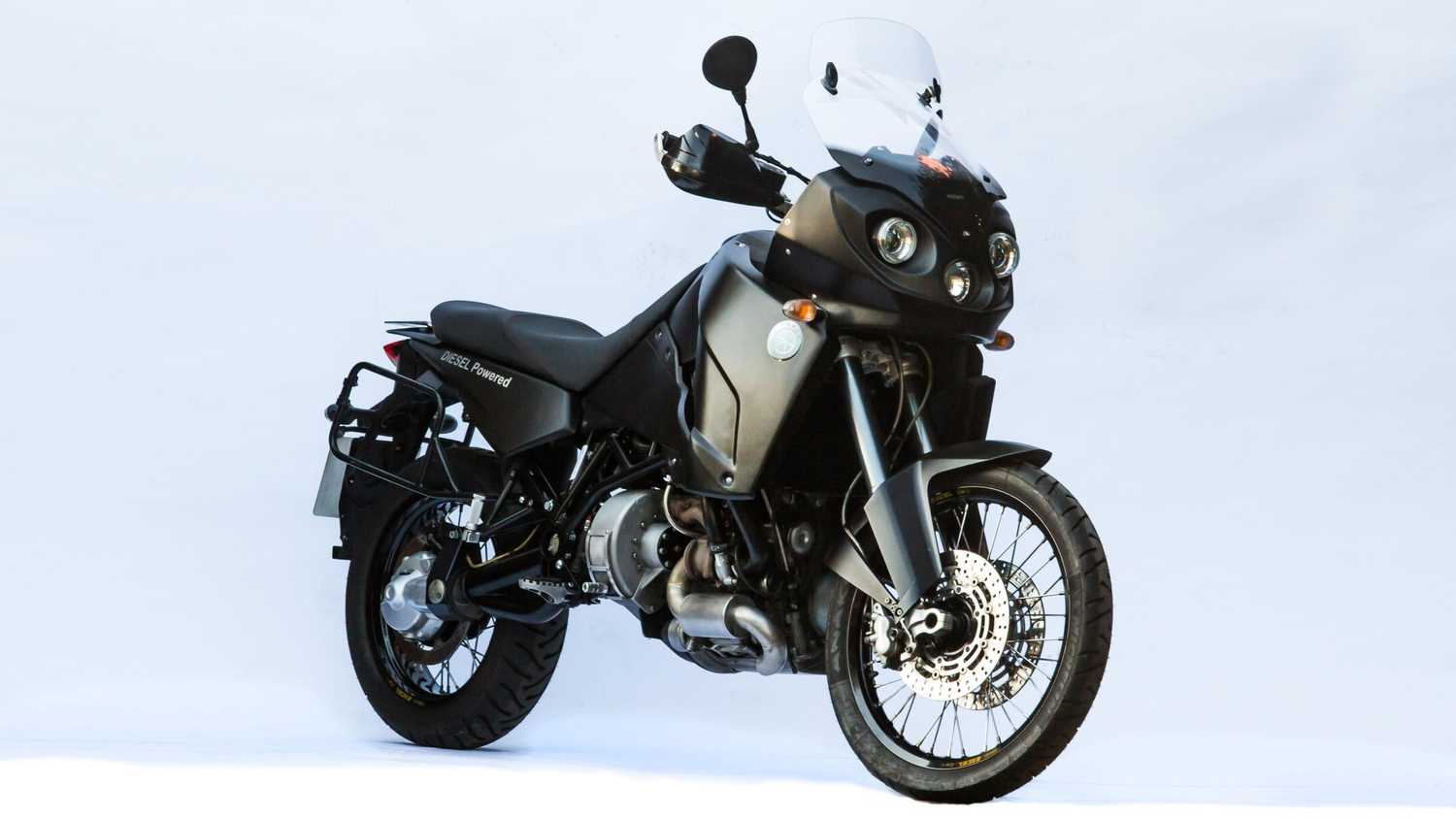 EVA Track T-800: A Diesel Motorcycle That Could Do 560 Miles On A Full Tank