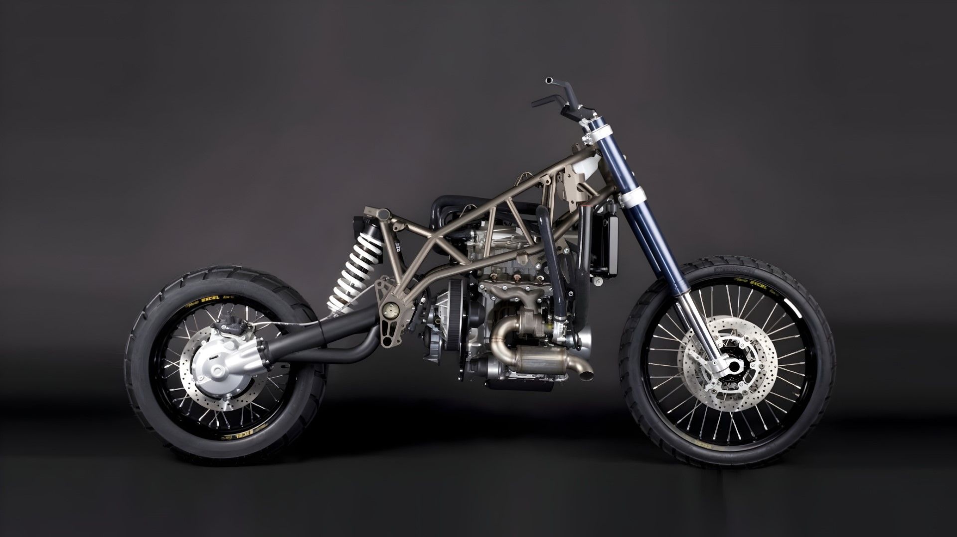 EVA Track T-800: A Diesel Motorcycle That Could Do 560 Miles On A Full Tank