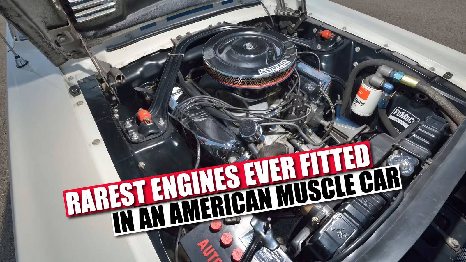 12 Rarest Engines Ever Fitted In An American Muscle Car