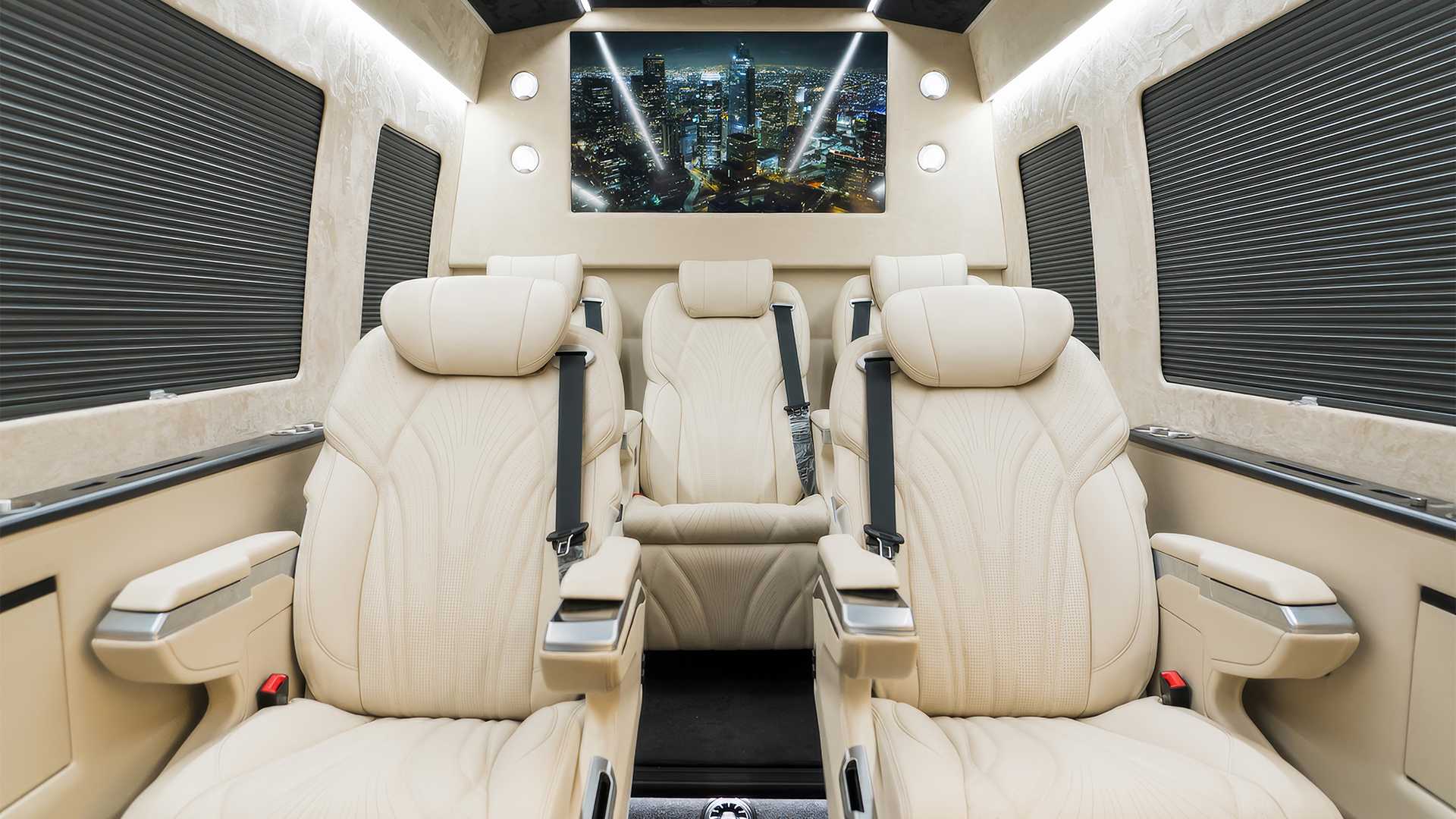 Benz Sprinter Inside 2025 Mercedes-Benz Sprinter Conversion Is The Ultimate Luxury Van Makeover