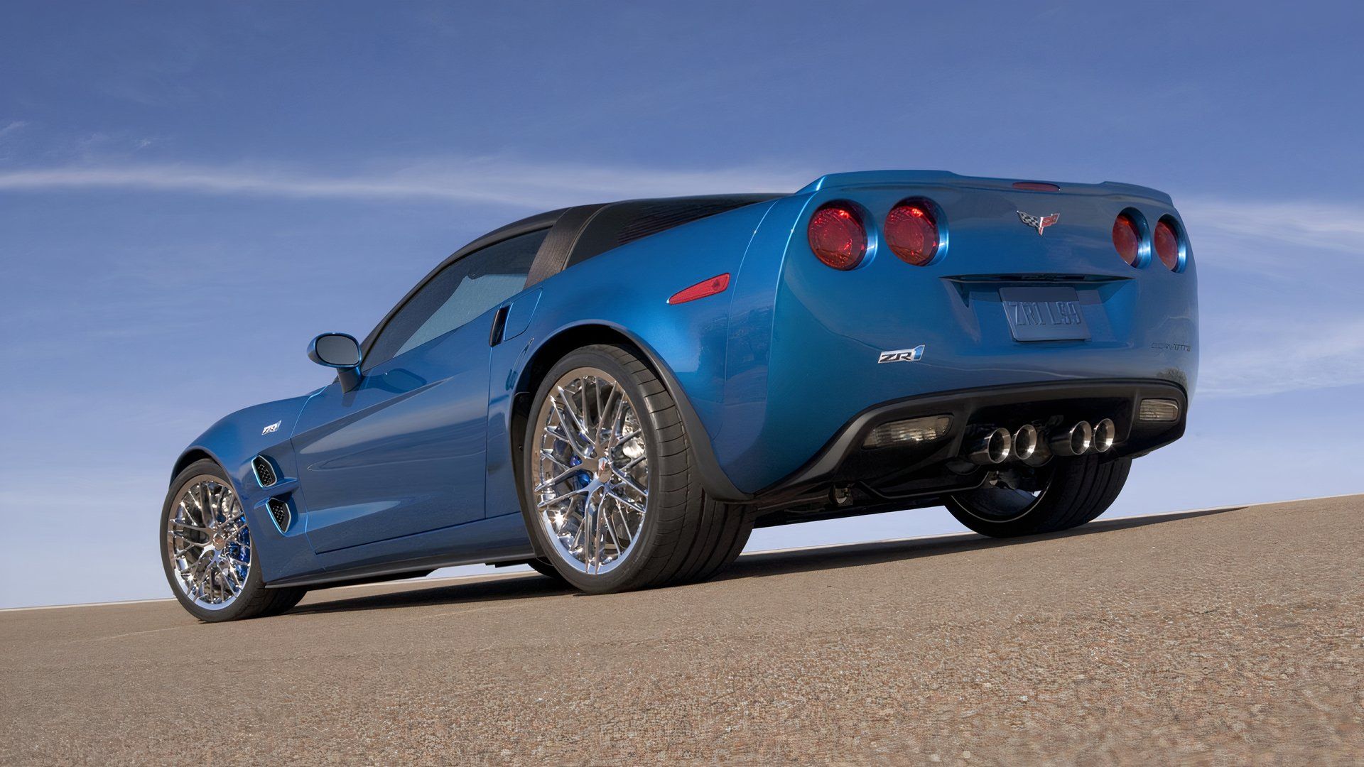 C6 Chevy Corvette ZR1, vista traseira