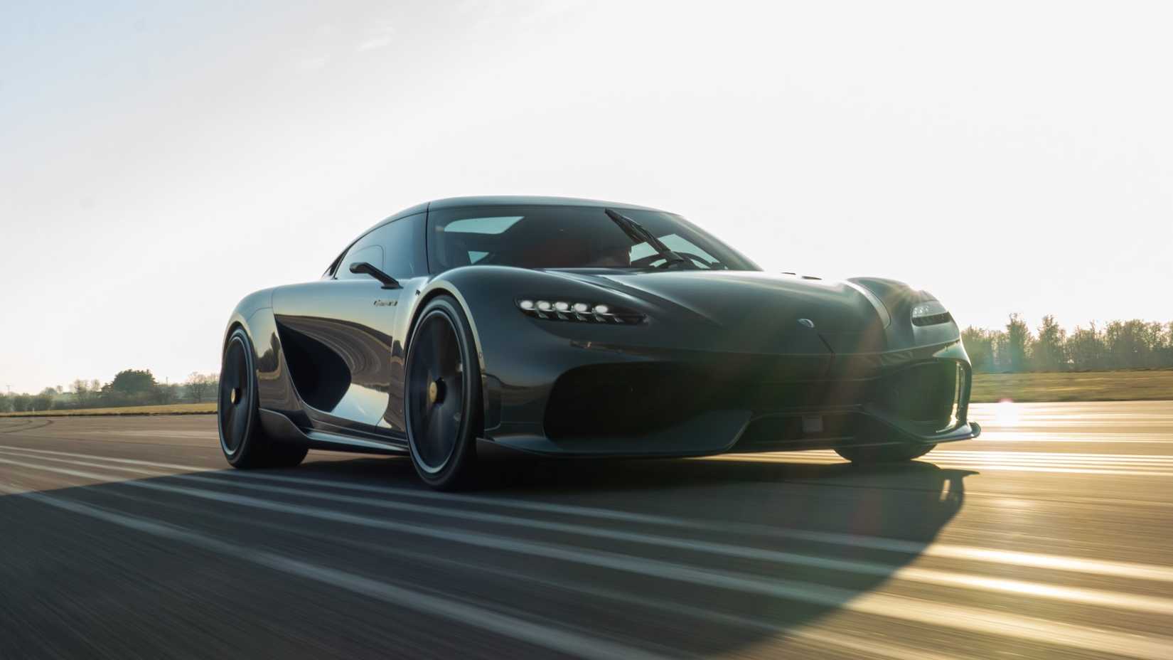 Koenigsegg Gemera sur la route (Source : Koenigsegg)