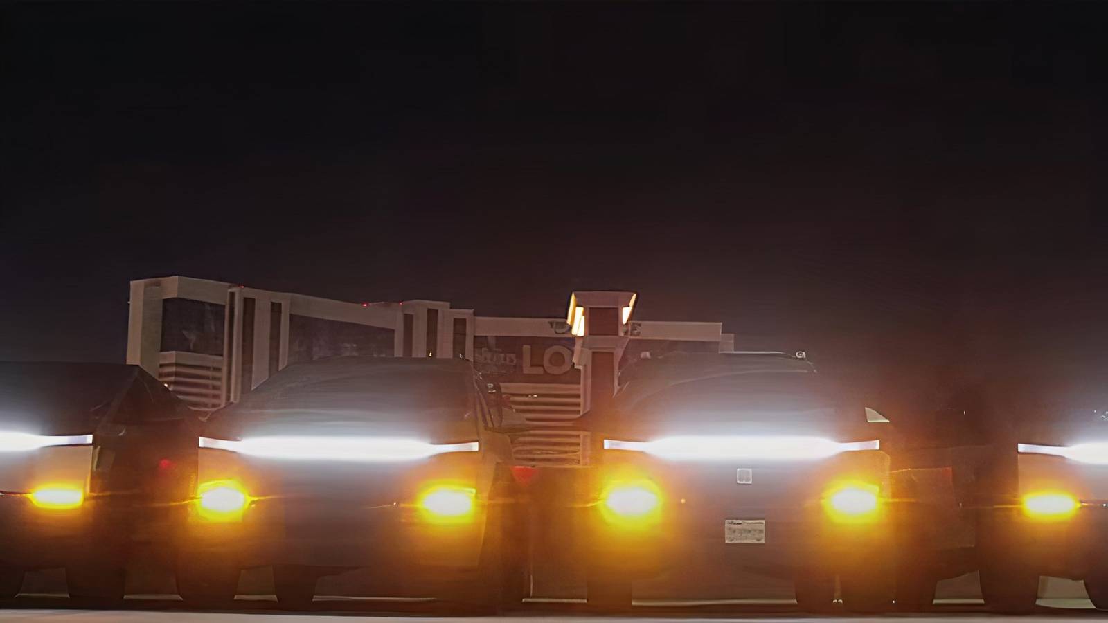 Tesla Cybertruck Fleet Wows Las Vegas With Unbelievable Light Show Display