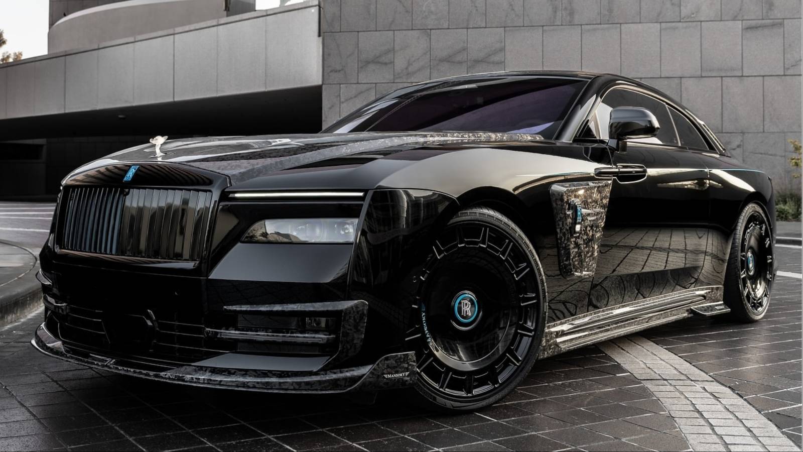 Mansory’s All-Black Rolls-Royce Spectre Elevated With Forged Carbon Fiber