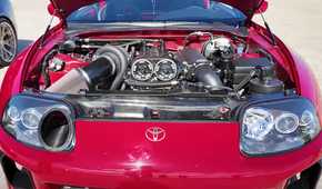 Supra Modified Engine This Tuned Toyota Supra Is A Tesla Model S Plaid Killer