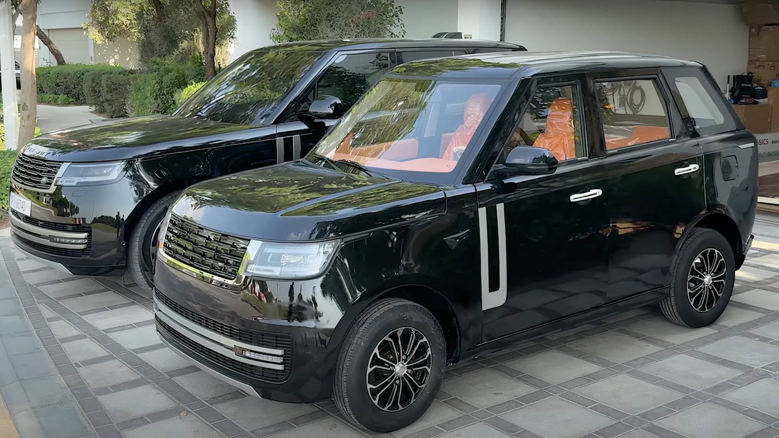 Chinese Range Rover Copy Car Compared Against The Land Rover