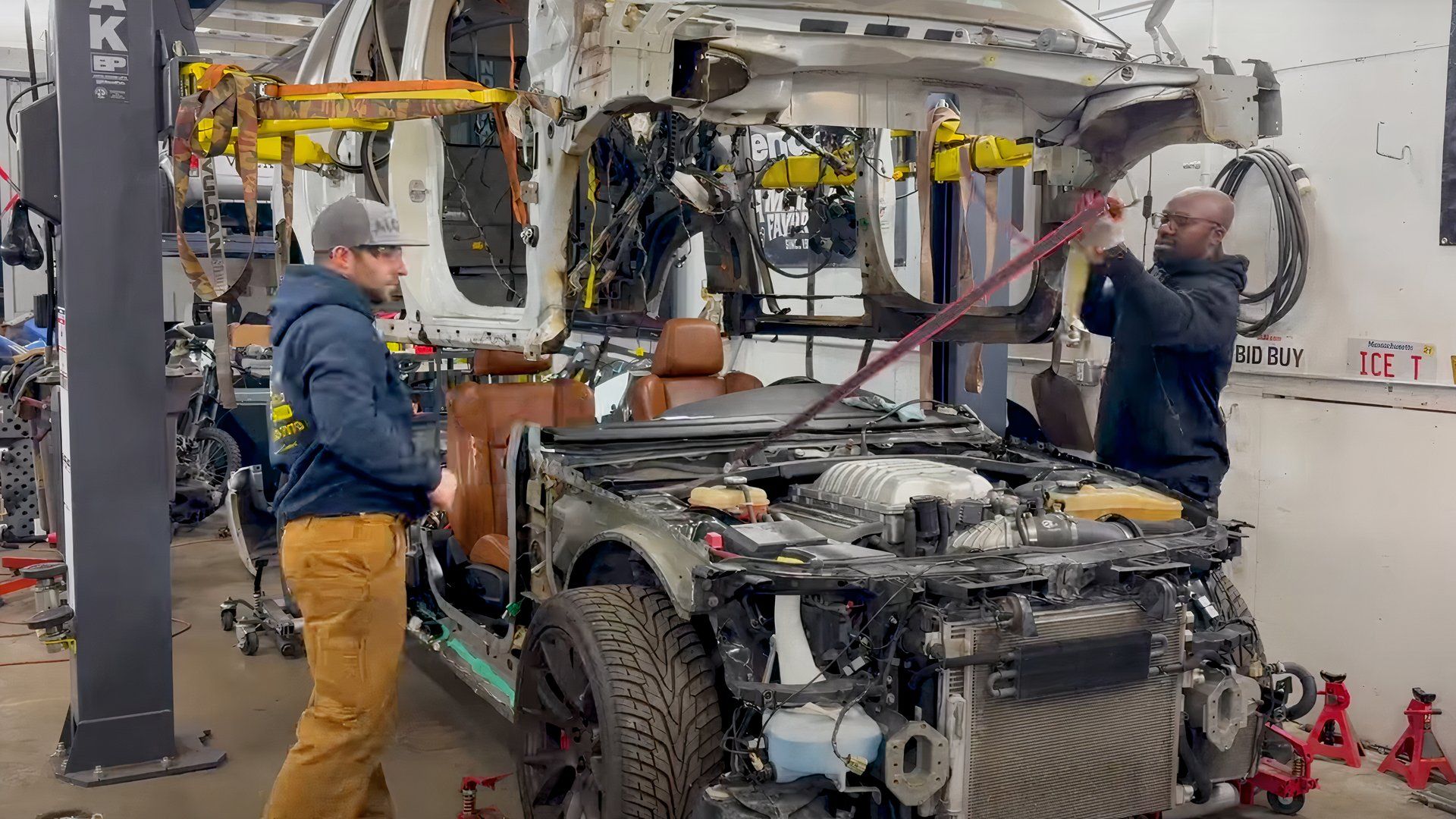 Chrysler Town And Country Minivan Gets Dodge Hellcat Engine Swap