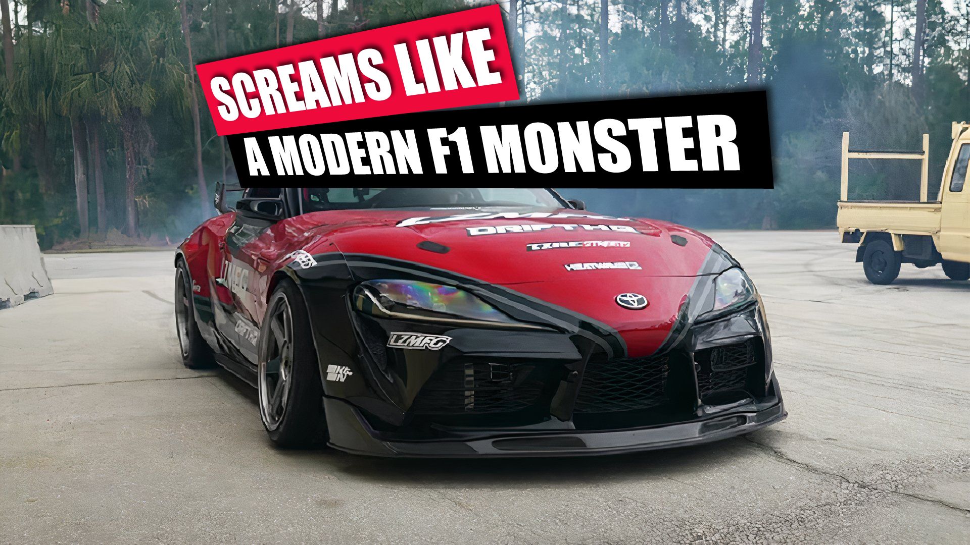 Four-Rotor Supra Sounds Like F1 Car