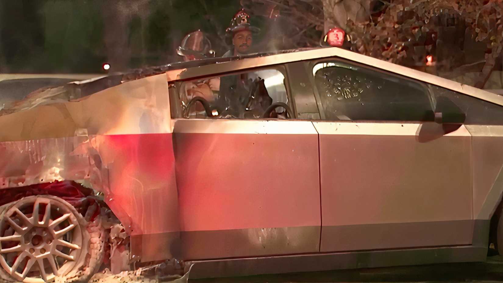Battery Fire Likely Behind Burned Down Cybertruck In Atlanta