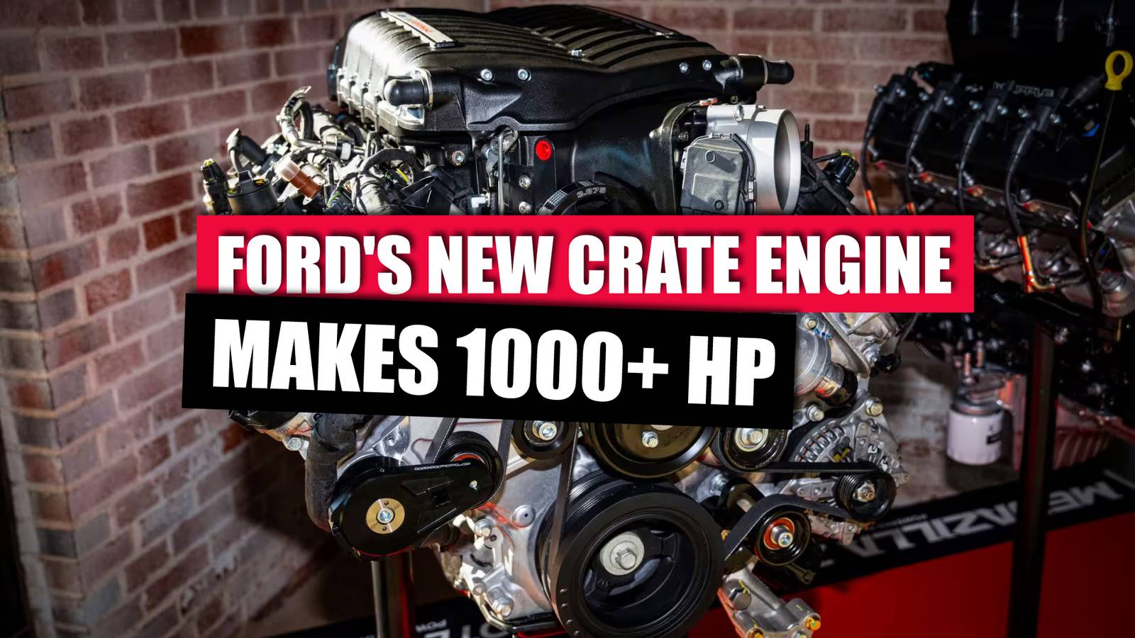 Ford Engine Options Ford's New Supercharged Megazilla Crate Engine Unleashes 1,000+ HP