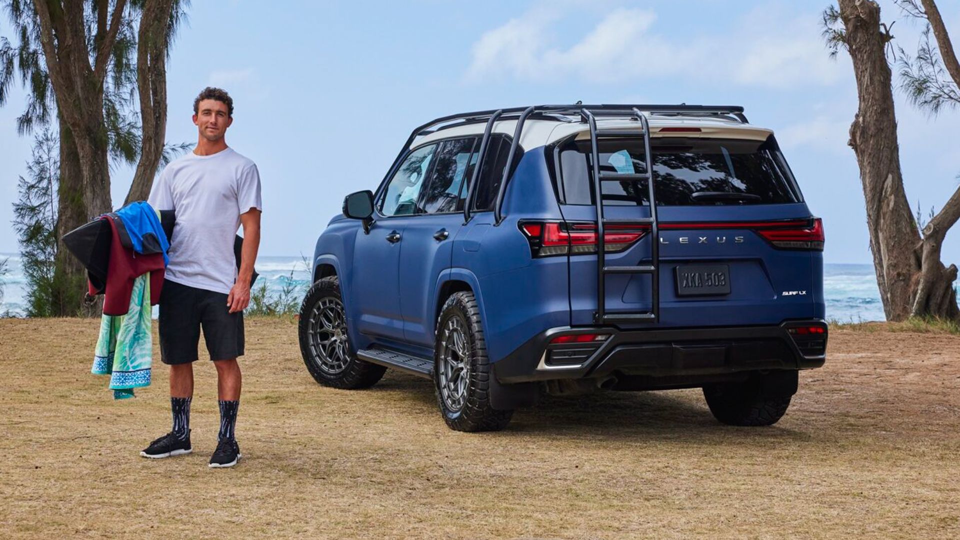 Lexus LX Luxury SUV Gets Surf-Ready Beach Rig Makeover