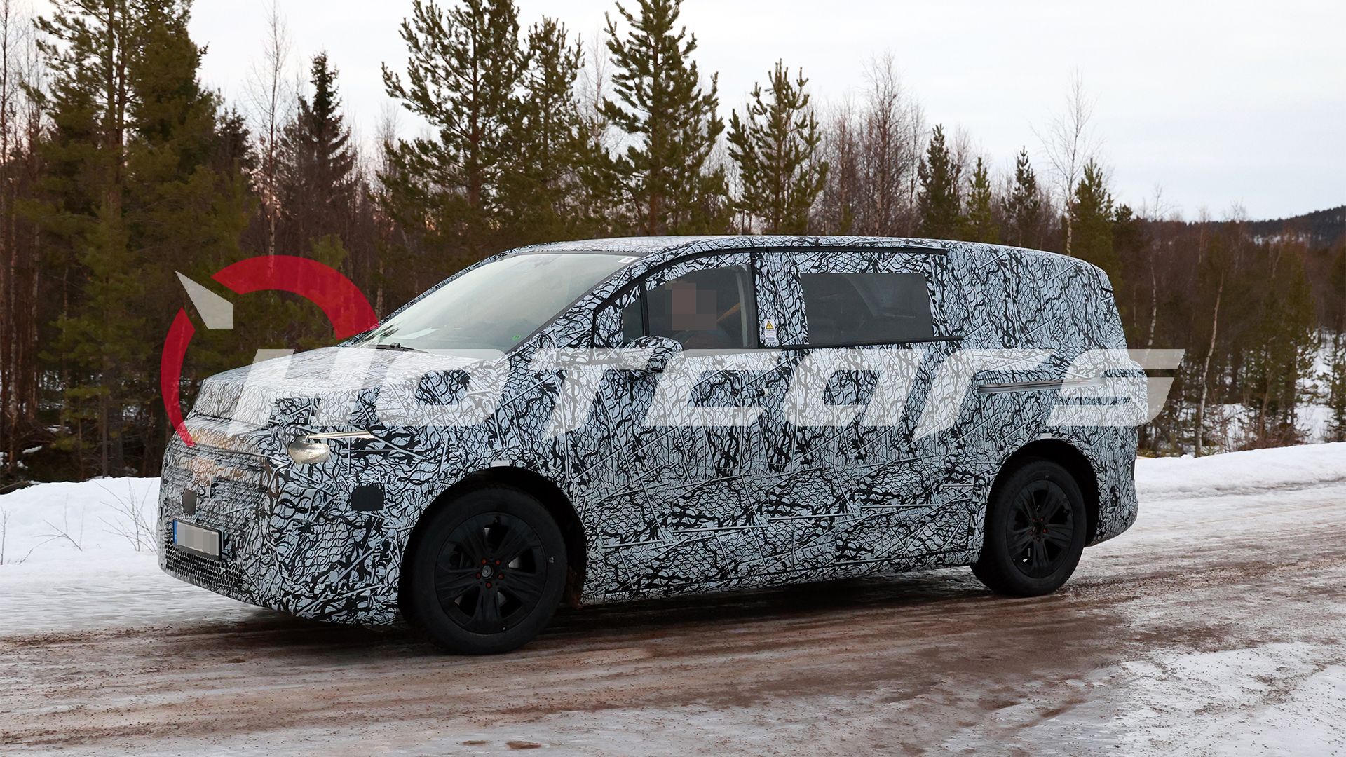 Spy Shots Reveal Mercedes V-Class Adopting New EV Features