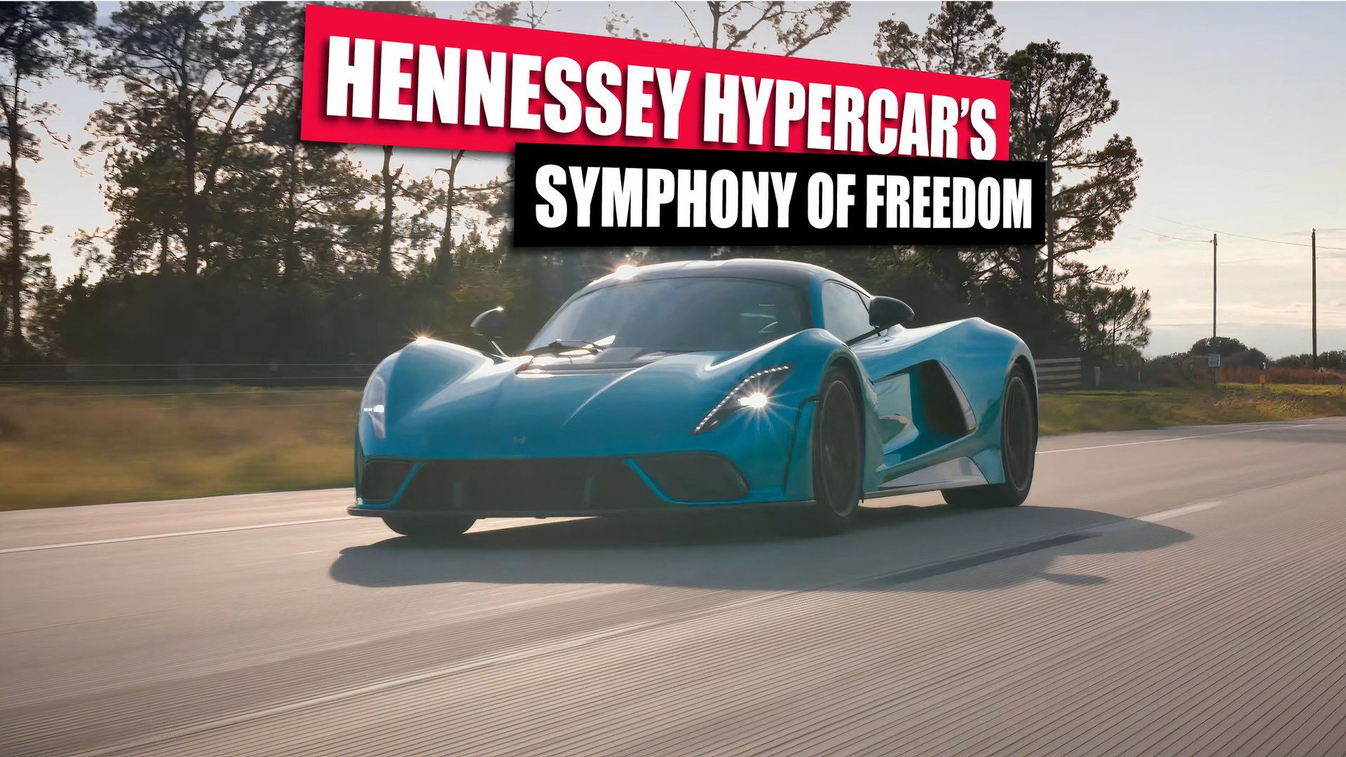 Hennessey Venom F5 Uninterrupted V8 Engine Soundtrack
