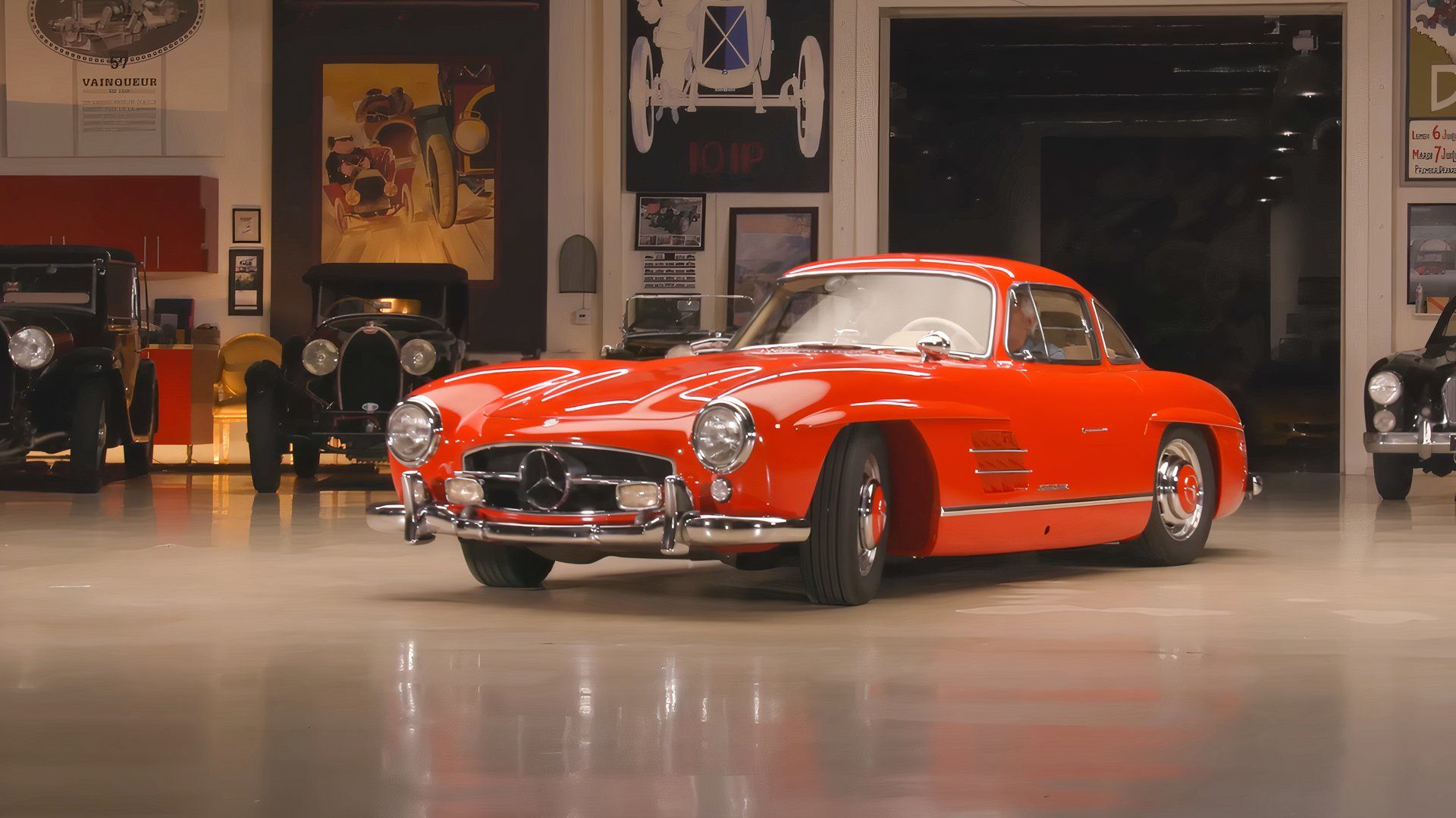 Jay Leno Drives The Last Mercedes-Benz 300SL Gullwing