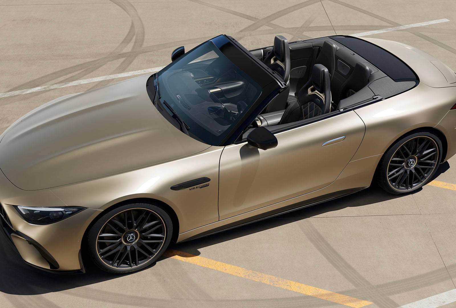 Ultra Exclusive 2025 Mercedes-AMG SL 63 Golden Coast Makes US Debut