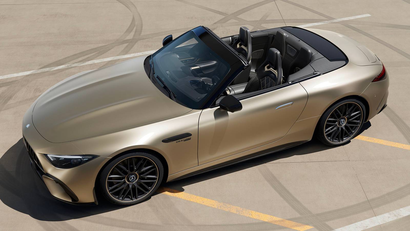 Ultra Exclusive 2025 Mercedes-AMG SL 63 Golden Coast Makes US Debut