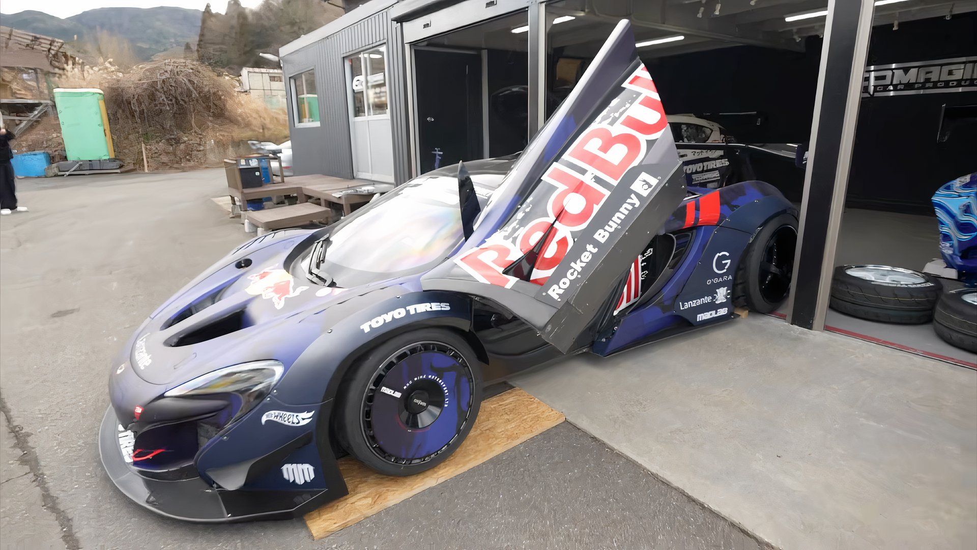 This 1,000-HP Rotary-Powered McLaren P1 Drift Car Is The Mashup We All Need