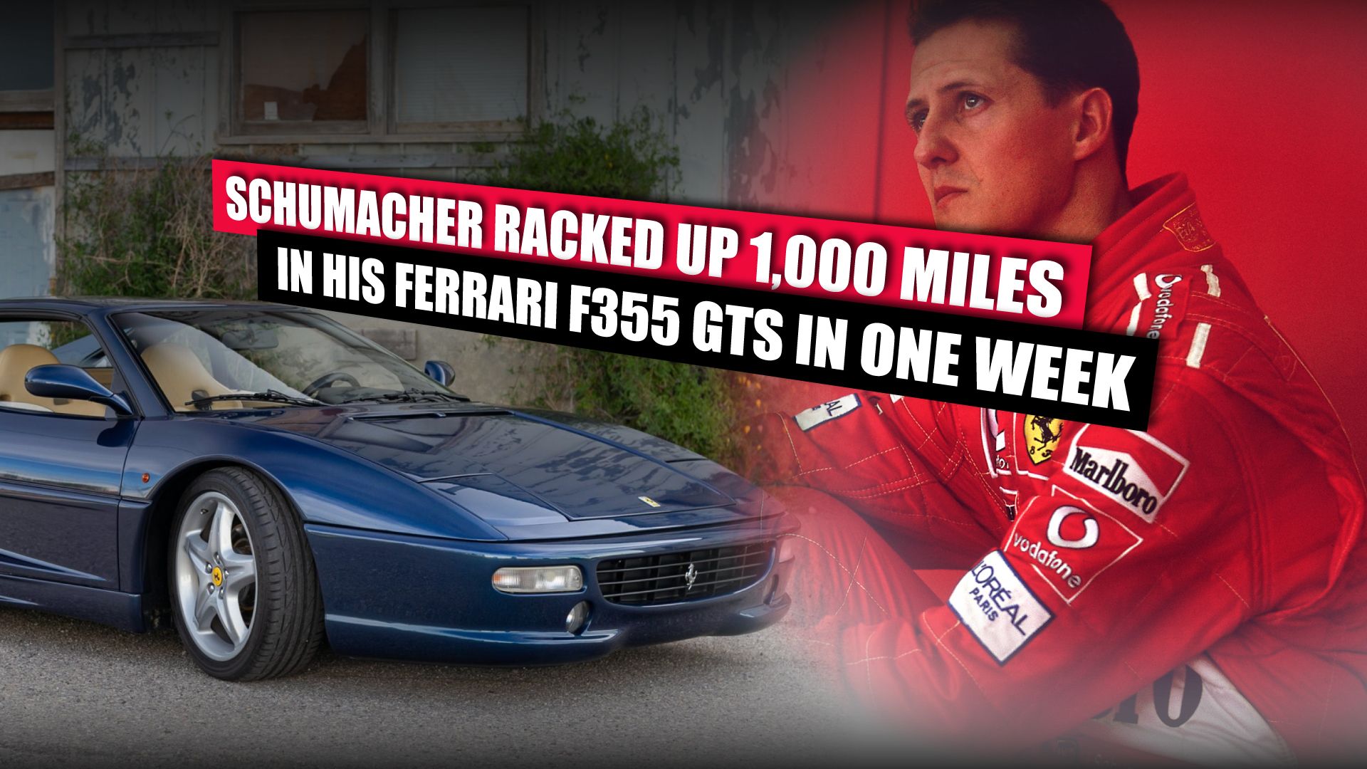 Schumacher Put 1,000 Miles On This Ferrari F355 GTS In Its First Week