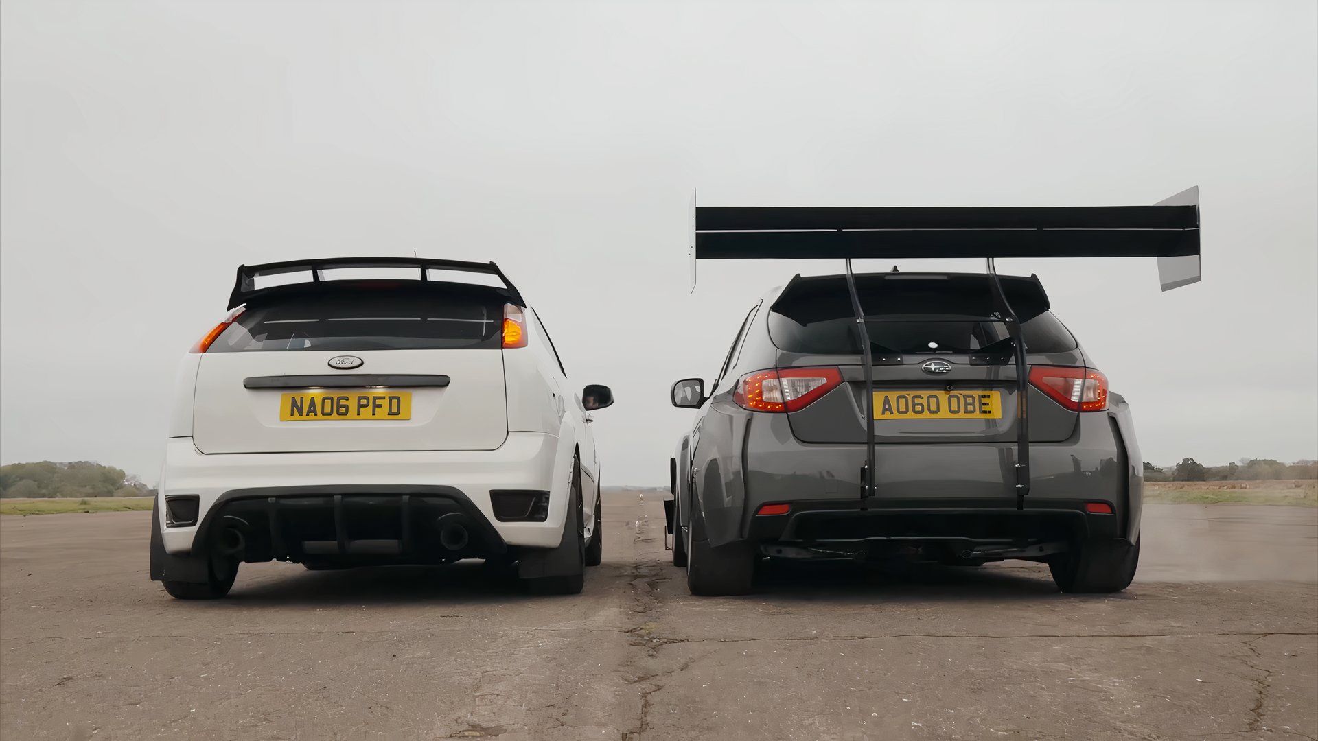 Watch A 620-HP Ford Focus ST Humiliate A Subaru Impreza STI