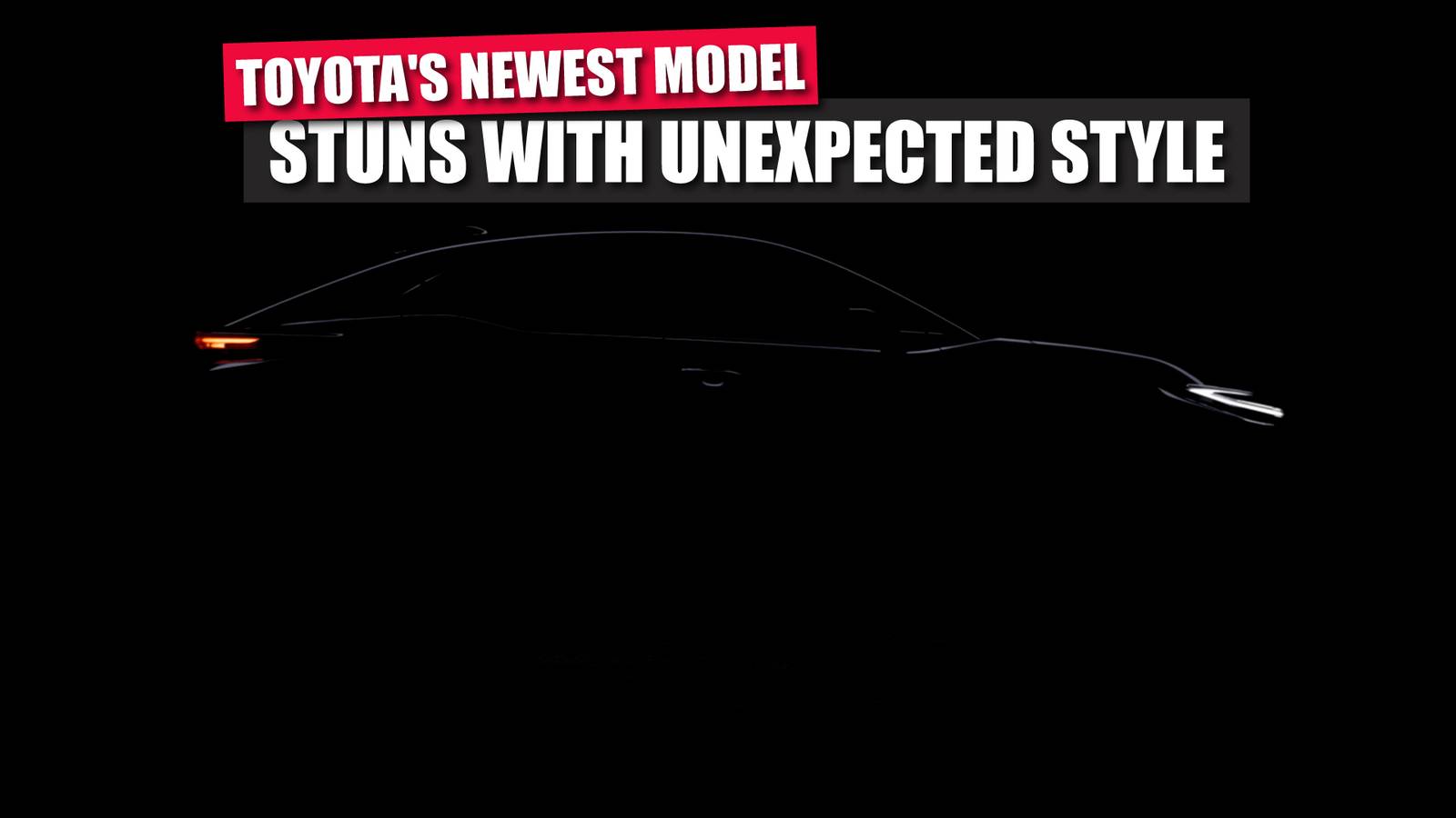Toyota All-Electric Coupe Design Teased Ahead Of March Launch