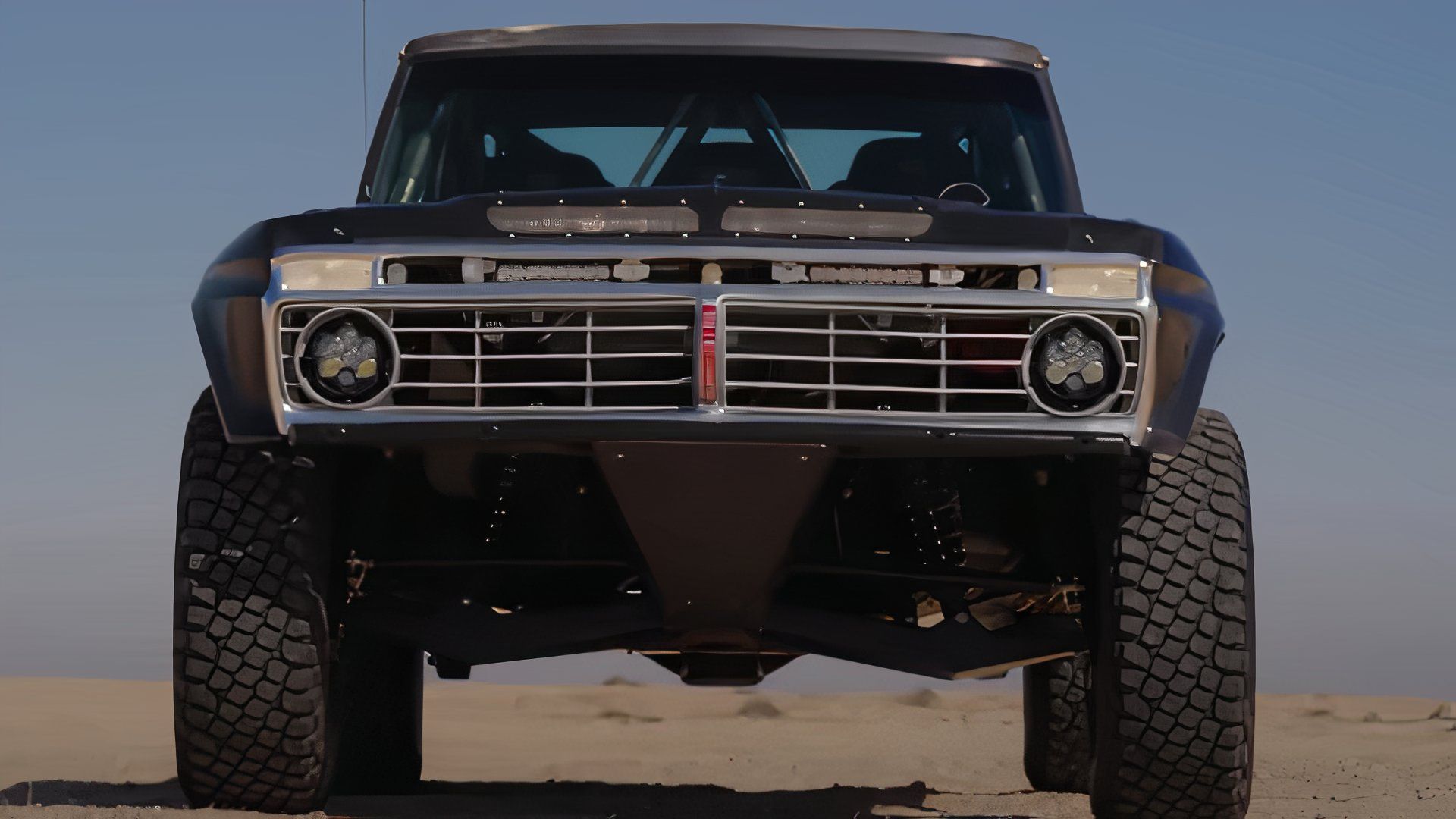 830-HP Classic Ford F-100 Pre-Runner Is Pure Off-Road Madness
