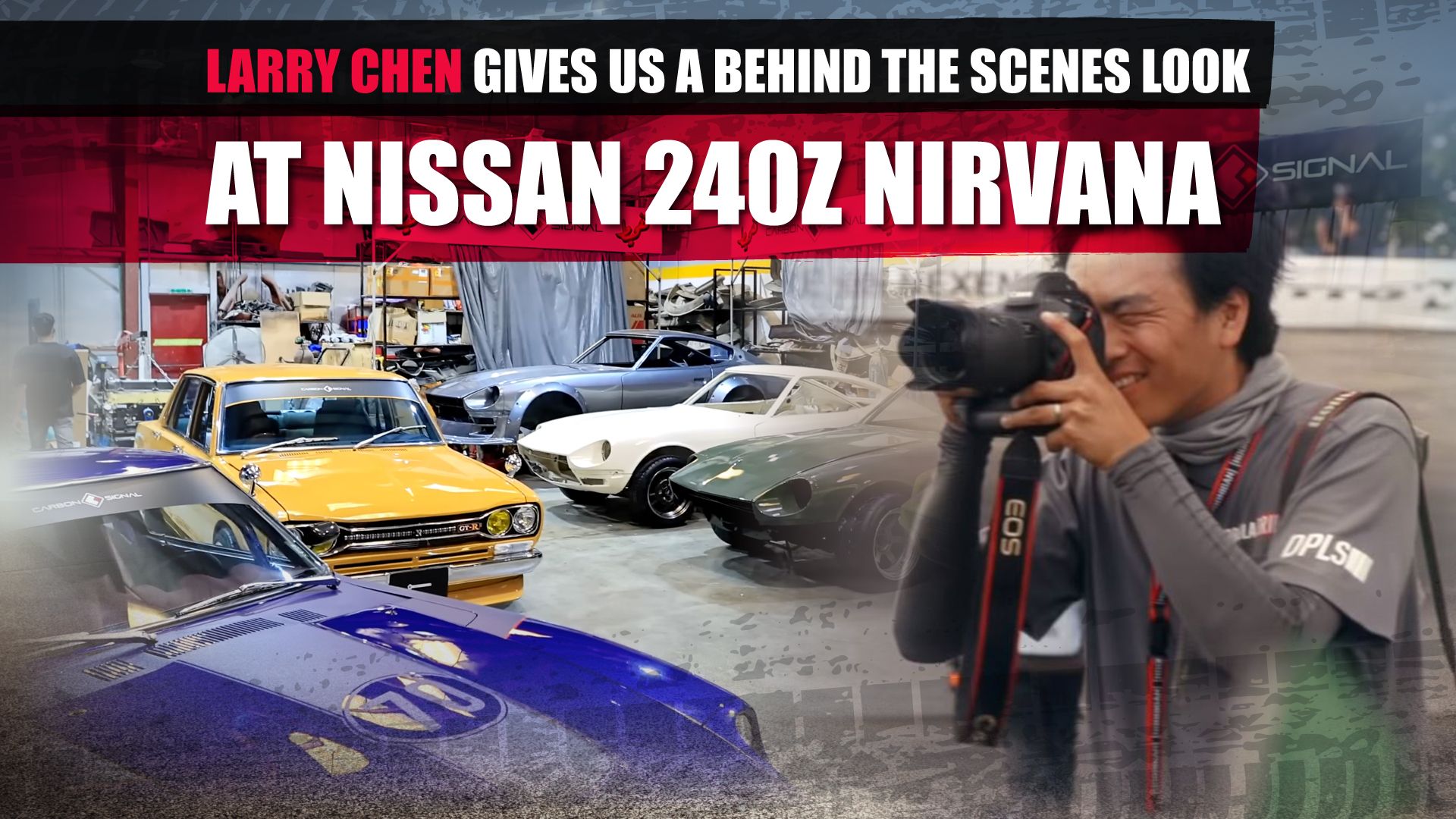 Larry Chen Gives Us A Tour Of Carbon Signal 240Z Restoration Shop