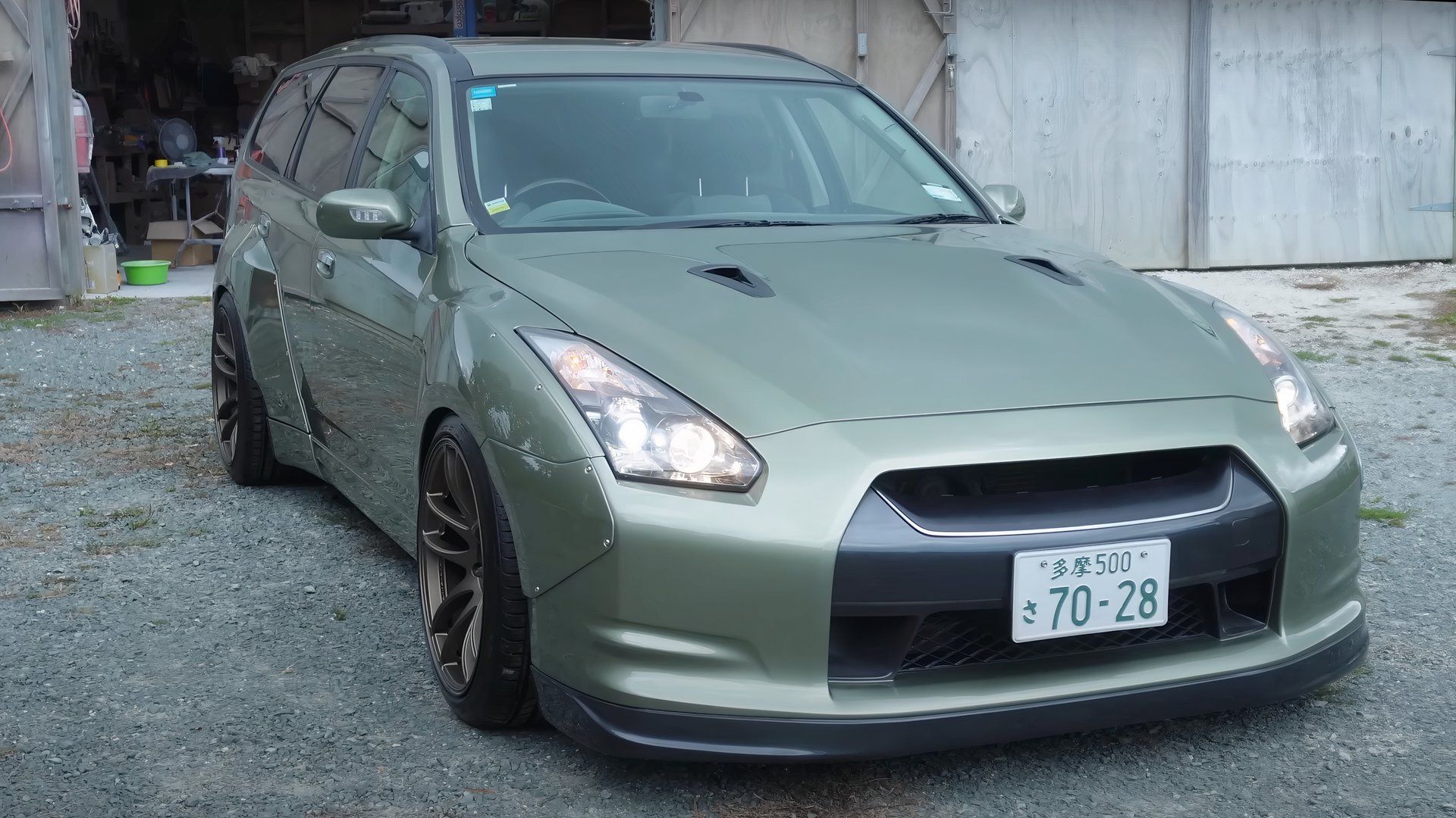 This Nissan Stagea R35 Swap Took Two Years And 38 Videos To Complete
