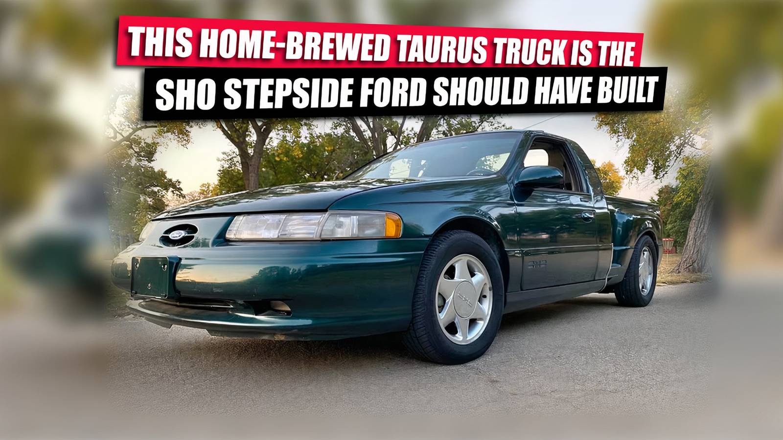 One-Of-One 1994 Ford Taurus SHO Ranger Pickup Hybrid