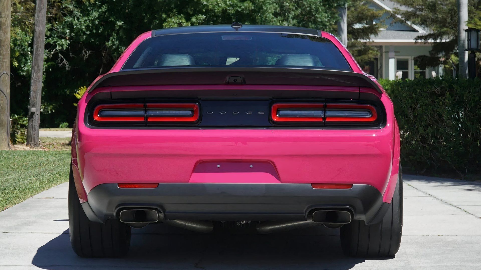 A Challenger SRT Demon 170 Jailbreak That’s Pretty And Powerful In Pink