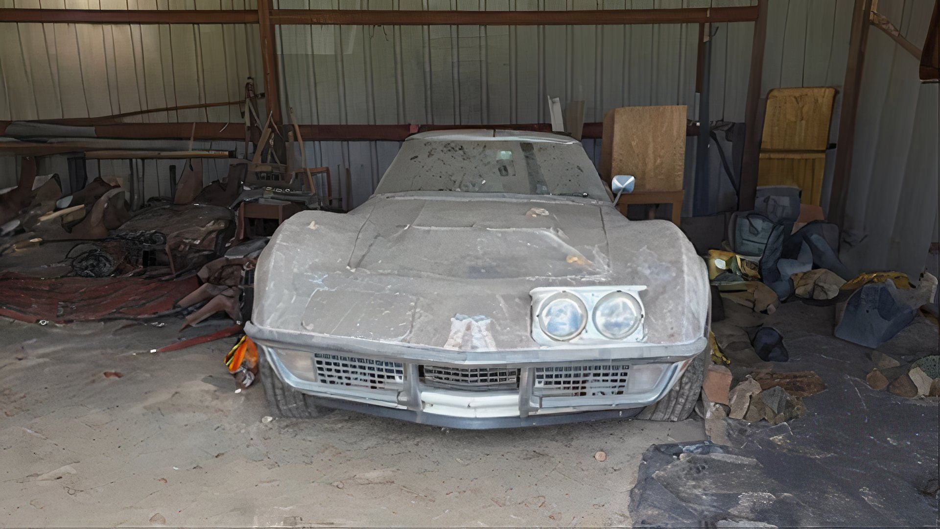 Dennis Collins Rescues Abandoned Big Block LS5 454 '71 Corvette