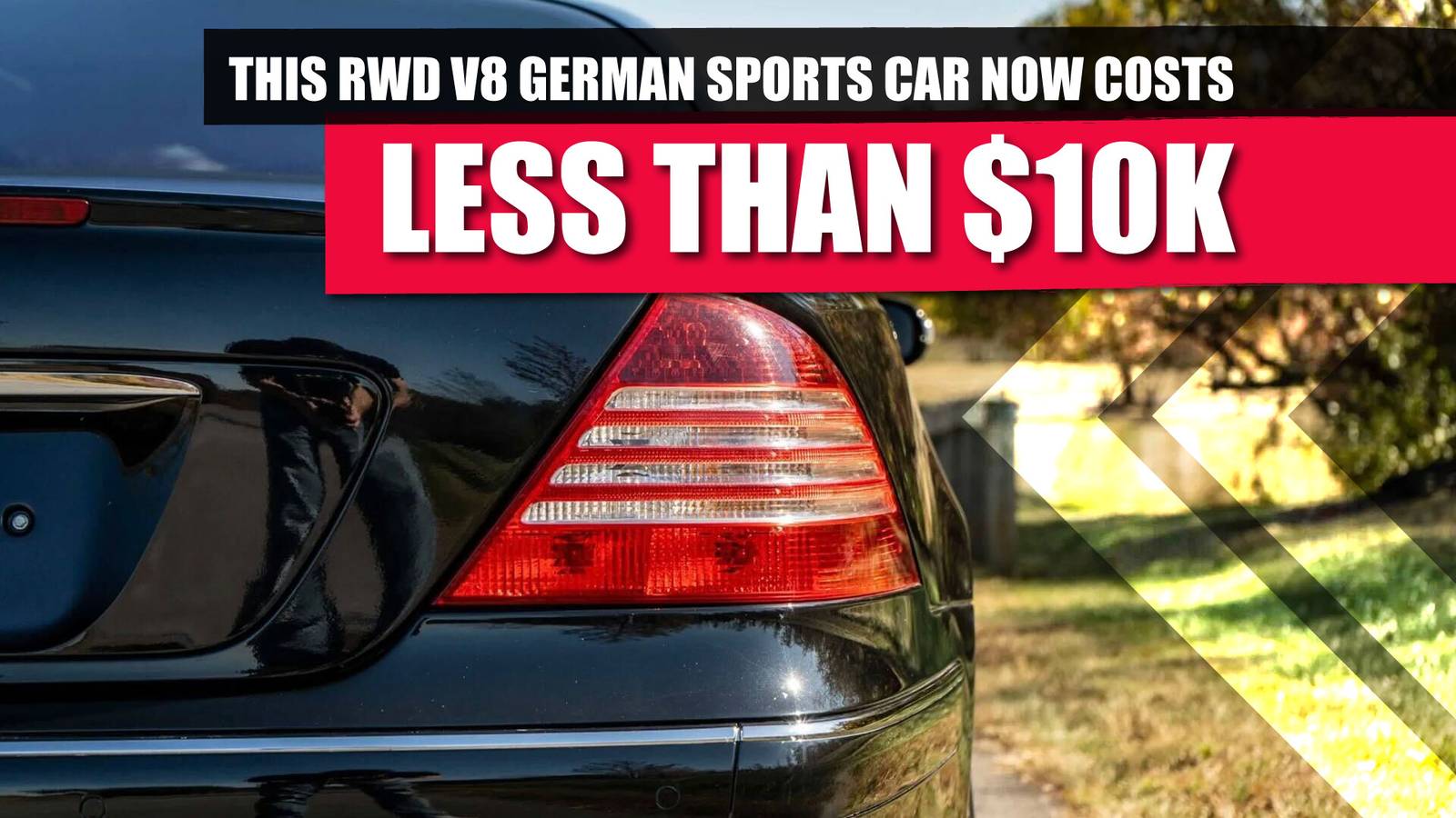 This RWD V8 German Sports Car Now Costs Less Than $10K