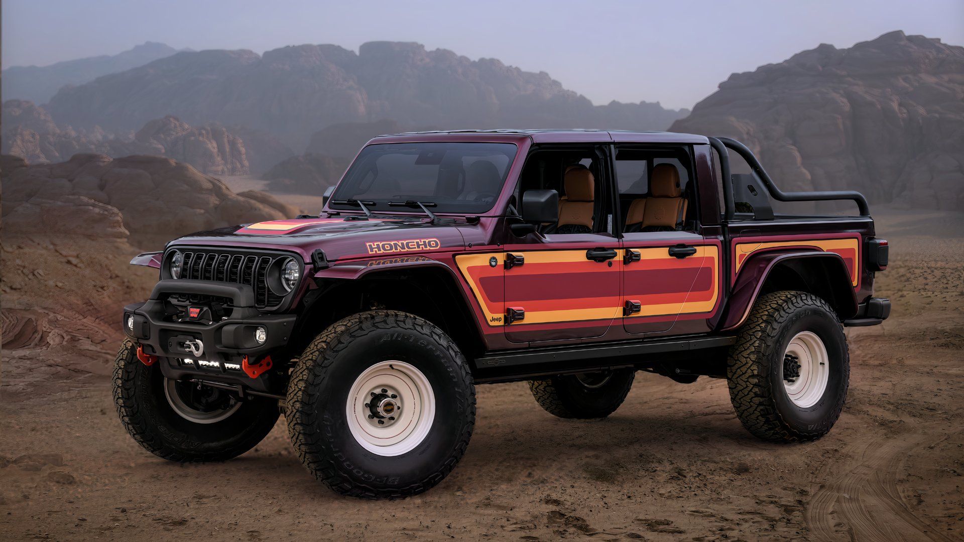 Miniature Jeep Gladiator Honcho Black 2020 - échelle 1/18 Par GT Spirit, Neuve