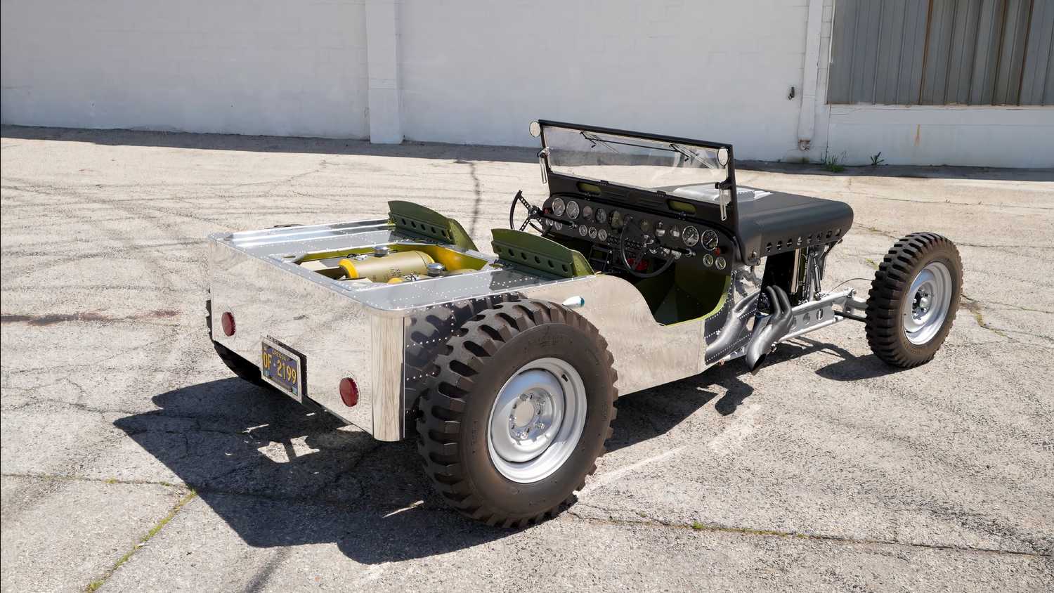 Rod49 This Hot Rod Looks Like It Should Be Dropping Bombs, Not Burnouts