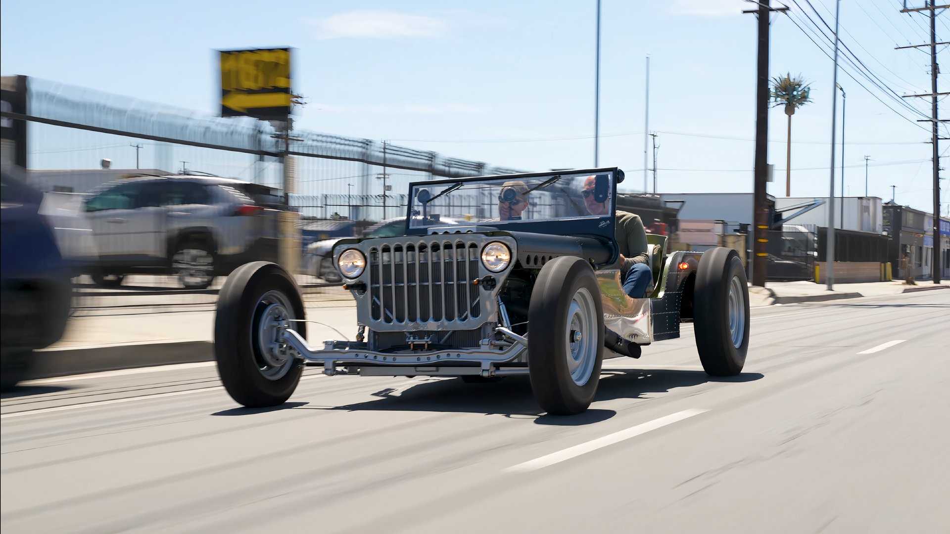 Rod49 This Hot Rod Looks Like It Should Be Dropping Bombs, Not Burnouts