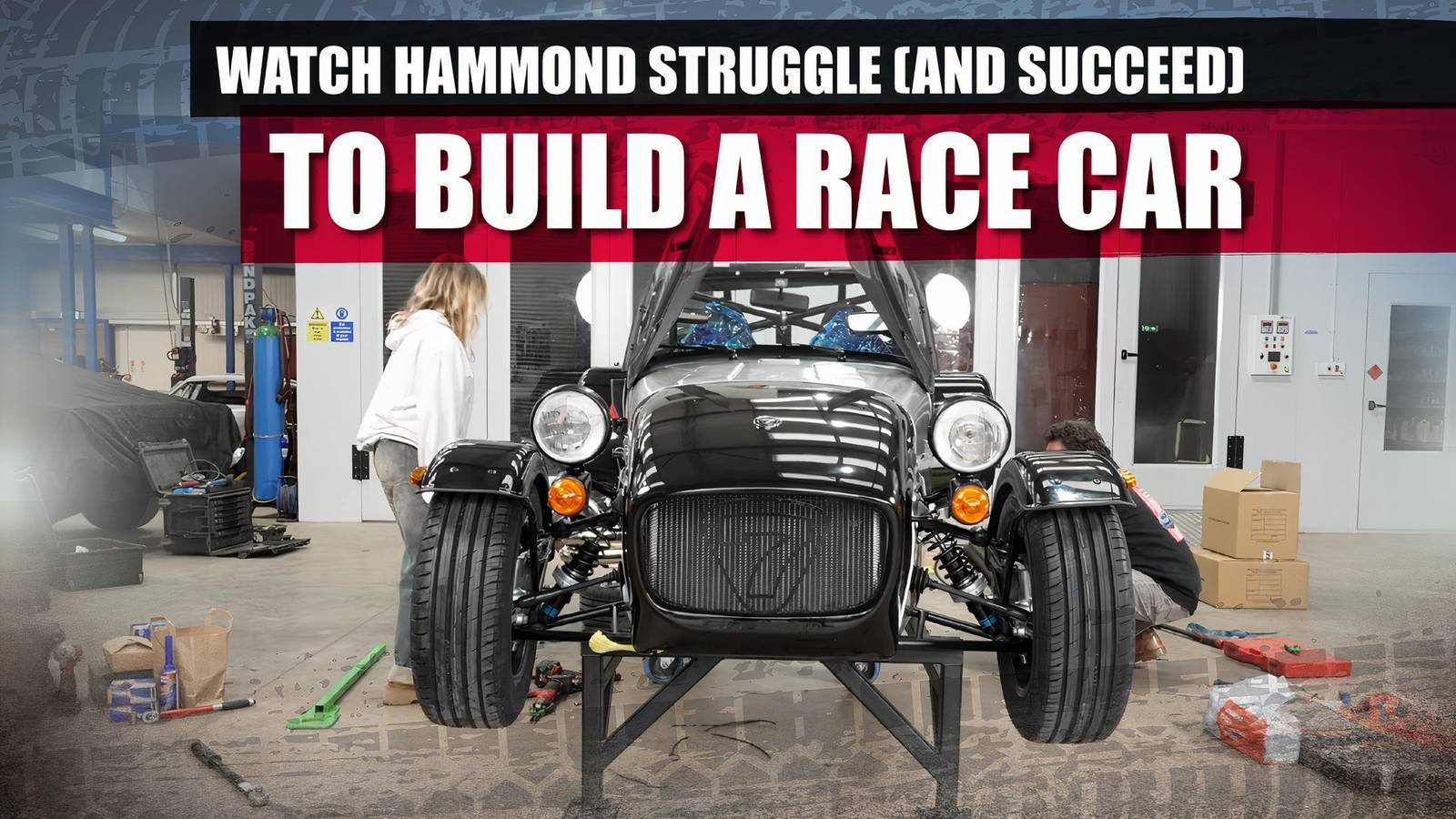 Watch Richard Hammond Struggle (And Succeed) To Build A Race Car