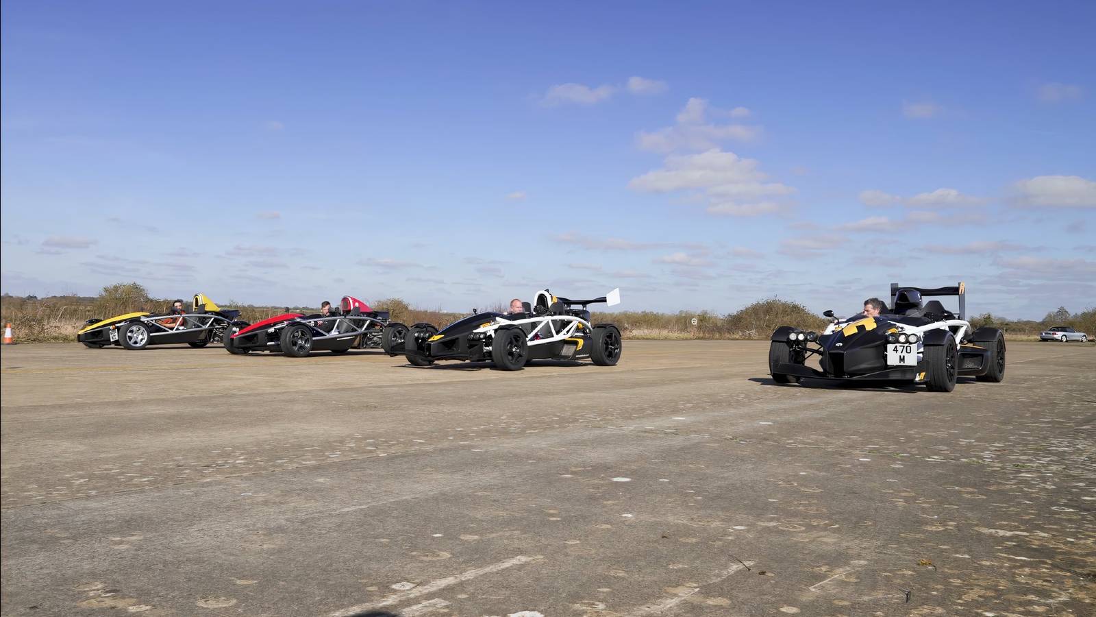 One Of These Cars Nearly Spun Out Trying To Stop From 100 MPH