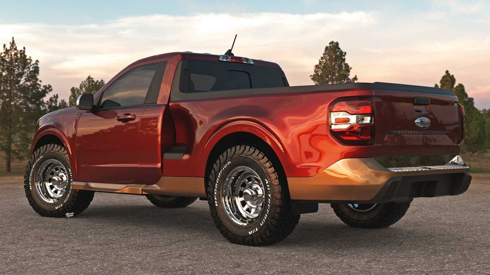 Ford Maverick Goes Western With This King Ranch Render
