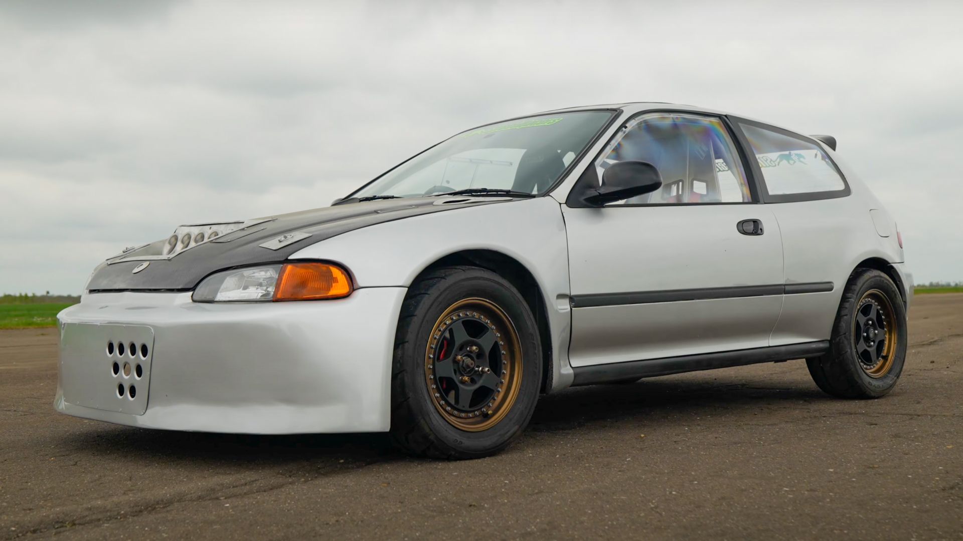 Honda Civic EG Hatchback Features NA K24 Power Under The Hood